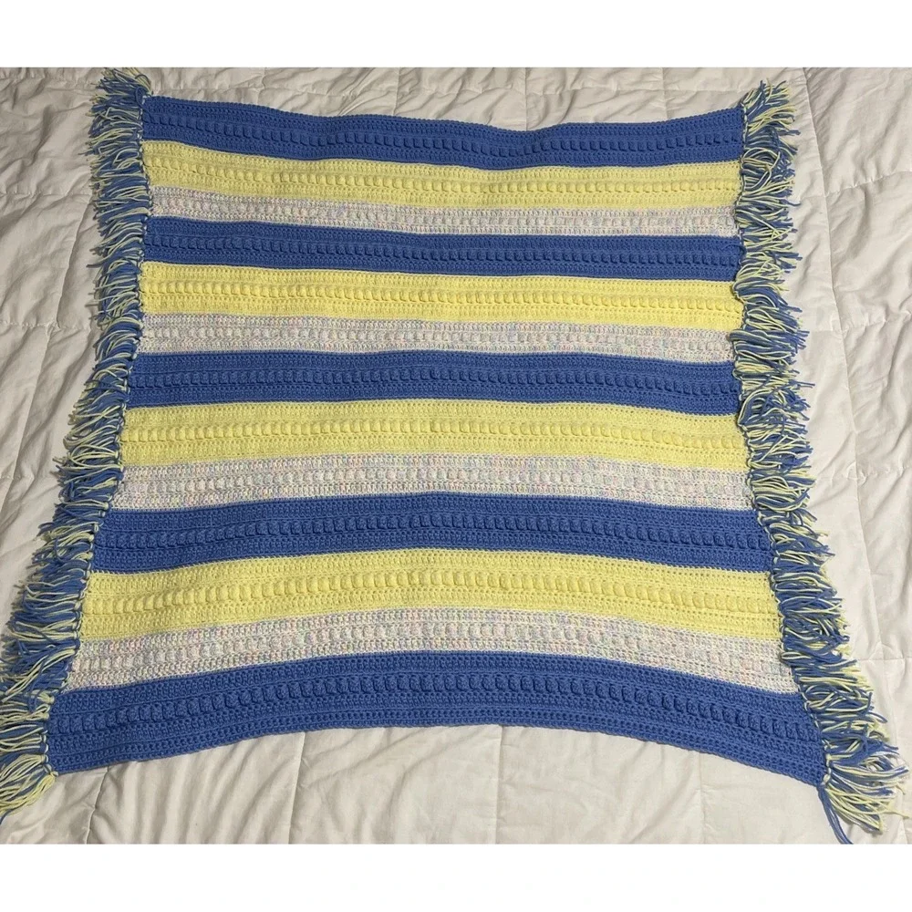 Handmade‎ Crochet Afghan Blanket 43
